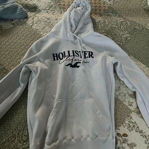 Hollister white Pullover Hoodie